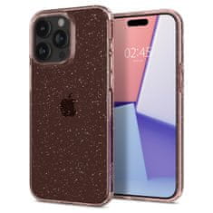 slomart spigen bleščice iz tekočih kristalov, rožnati kremen - iphone 15 pro