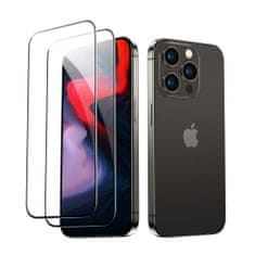 ESR ESR KALJENO STEKLO 2-PAKET IPHONE 15 PRO ČRN