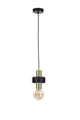 shumee Obesna svetilka 1xE27 UNICA BLACK/GOLD