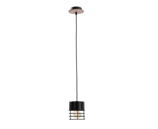 shumee Obesna svetilka 1xE27 CASA BLACK/WOOD