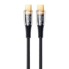 REMAX Explore kabel USB-C na USB-C, RC-C062, 1,2 m, 100 W, (črn)