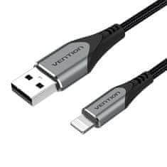 Vention Kabel USB 2.0 na Lightning, Vention LABHF 2.4A 1m (siv)