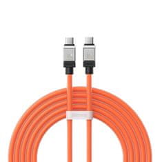 BASEUS CoolPlay kabel USB-C do USB-C 100W 2m (oranžna)