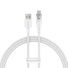 BASEUS kabel za hitro polnjenje iz USB v USB-C 6a,1m (bel)