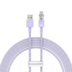 BASEUS kabel za hitro polnjenje iz USB v USB-C 6a,1m (vijolične barve)