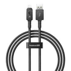 BASEUS kabel za hitro polnjenje iz USB na IP 2,4a, 1m (črn)