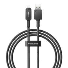 BASEUS kabel za hitro polnjenje iz USB na IP 2,4a, 1m (črn)