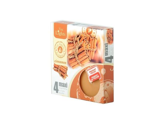 Tea Maxi 4pcs cimet dišeče sveče