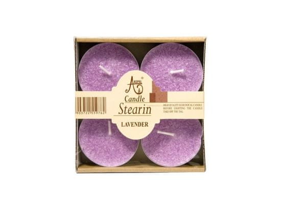 Stearin Tea Maxi 4 kosi Sveča z vonjem sivke