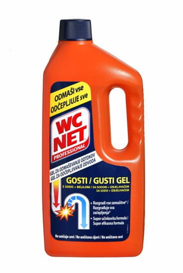 WC NET gel za kuhinjski odtok, 1000 ml