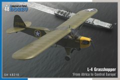 Special Hobby maketa-miniatura L-4 Grasshopper ‘From Africa to Central Europe’ • maketa-miniatura 1:48 starodobna letala • Level 4