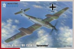 Special Hobby maketa-miniatura Blohm Voss BV 155V-1 • maketa-miniatura 1:72 starodobna letala • Level 4