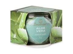 Emocio Glass Decor 70x62 mm Aloe Vera, dišeča sveča