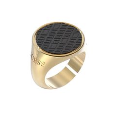 Guess Eleganten pozlačen prstan King`s Road JUMR03222JWYGBK (Obseg 62 mm)