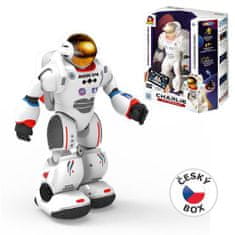 Robot Zigybot astronavt Charlie, z izobraževalno aplikacijo, 29,5 cm