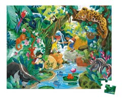 Janod Jungle Adventure Puzzle 100 kosov