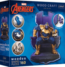 Trefl Wood Craft Origin Puzzle Thanos na prestolu 160 kosov