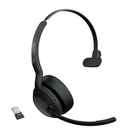 Jabra Evolve2 55/Mono/ANC/USB/BT-USB/Wireless/MS/črna