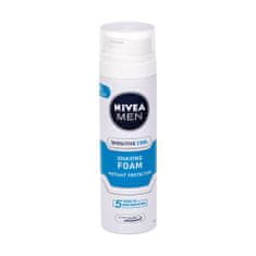 Nivea Men Sensitive Cool pena za britje brez alkohola 200 ml za moške