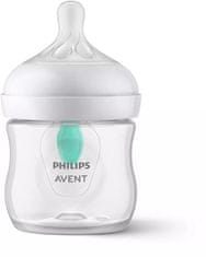 Philips Avent ODZIVNA STEKLENIČKA NARAVNA Z ZRAČNIM VENTILOM 125ML