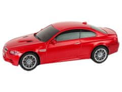 shumee Avto R/C BMW M3 pilotske luči 1:28 rdeče