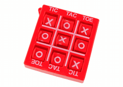 shumee Igra Tic Tac Toe 4,5 cm Rdeča