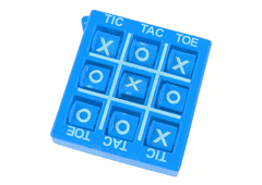 shumee Igra Tic-Tac-Toe 4,5 cm modra