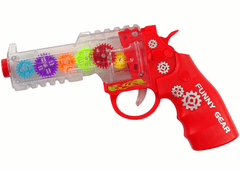 shumee Gun Colorful Lights Sound Red