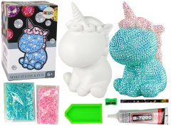 shumee DIY Unicorn Diamonds Crystals Blue Set