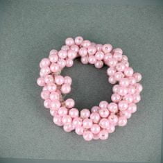 Northix Frizura s kroglicami - roza 