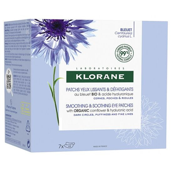 Klorane Gladilni ( Smooth ing and Soothing Eye Patches) 14 kos