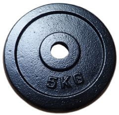 ACRAsport Litoželezni disk (uteži) 5 kg - 25 mm