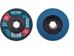 Extol Industrial Lamelni disk poševni cirkon, P80, O 115mm