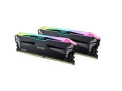 Lexar ARES RGB pomnilnik (RAM), 32GB (2x 16GB), DDR5, 6400MT/s, CL32, črn (LD5EU016G-R6400GDWA)