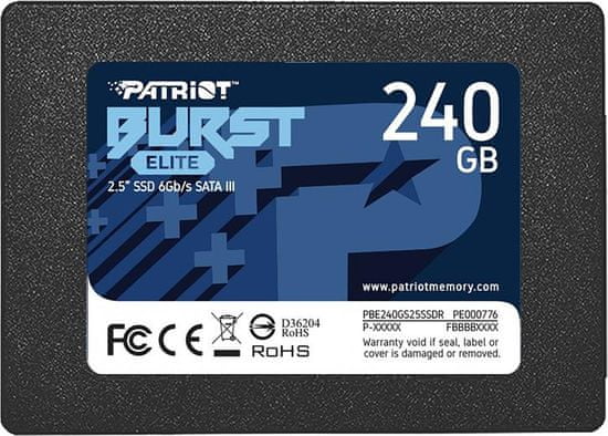Patriot Burst Elite 2,5" 240 GB, SATA III SSD