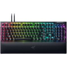 Razer BlackWidow V4 Pro/Wireless USB/US postavitev/črna