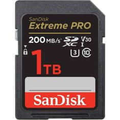 SanDisk Extreme PRO/SDXC/1TB/UHS-I U3/razred 10/črna