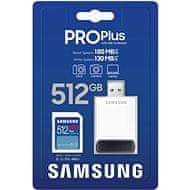 Samsung Samsung/SDXC/512GB/USB 3.0/USB-A/razred 10/+ Adapter/modra