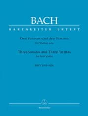 3 SONATES ET 3 PARTITAS / THREE SONATAS AND THREE PARTITAS BWV 1001-1006 - VIOLON SEUL