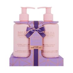 Baylis & Harding Jojoba, Vanilla & Almond Oil Signature Collection Luxury Hand Care Set Set losjon za telo Jojoba, Vanilla & Almond Oil 300 ml + milo za roke Jojoba, Vanilla & Almond Oil 300 ml za ženske