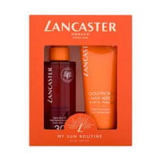 Lancaster Sun Beauty My Sun Routine Set olje za zaščito pred soncem Sun Beauty Satin Dry Oil SPF30 150 ml + losjon za nego po sončenju Golden Tan Maximizer After Sun Lotion 125 ml