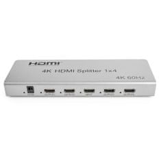Razdelilnik HDMI 1x4 SPH-RS104_V46 4K 60 Hz CEC
