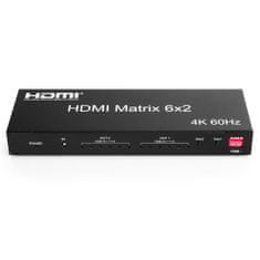 Matrika HDMI 6/2 Spacetronik SPH-M620 4K 60Hz