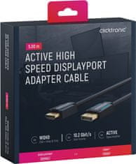 CLICKTRONIC DisplayPort DP - HDMI kabel 5m