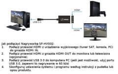 Snemalnik Grabber HDMI Spacetronik SP-HVG02 za PC