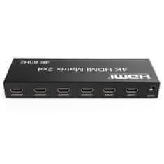 HDMI matrika 2/4 Spacetronik SPH-M24 V2 4K 60Hz