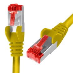 RJ45 CAT 6 S/FTP AWG27 LSZH rumen 25m kabel