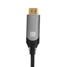 Kabel HDMI 1.4 8K DP Spacetronik KDH-SPA010 1m