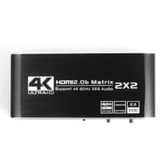 Matrika HDMI 2/2 Spacetronik SPH-M222 4K@60Hz