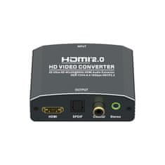 Razdelilnik HDMI-HDMI + avdio SPDIF ali R/L SPH-AE09